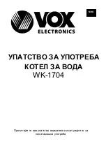 Preview for 65 page of VOX electronics WK-1704 Operating Instructions Manual