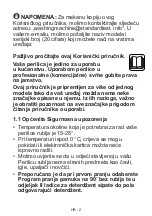 Preview for 129 page of VOX electronics WM1065-SYTQD Operating Instructions Manual