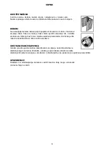 Preview for 110 page of VOX electronics WM8072 Operating Instructions Manual