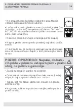 Preview for 229 page of VOX electronics WM8072 Operating Instructions Manual