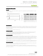 Preview for 24 page of Vox Power NEVO Plus 1200 Series User Manual