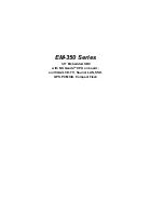 Preview for 1 page of Vox Technologies EM-350A Manual