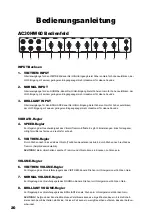 Предварительный просмотр 20 страницы Vox AC15HW60 Owner'S Manual