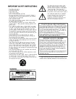 Предварительный просмотр 2 страницы Vox AC30CC1 Owner'S Manual