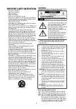 Предварительный просмотр 2 страницы Vox AC30HW2 Owner'S Manual