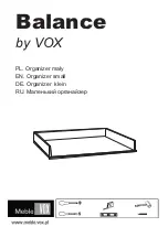 Preview for 1 page of Vox Balance 4013964 Manual