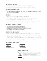 Preview for 3 page of Vox KW-1709 Instruction Manual