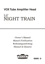 Предварительный просмотр 1 страницы Vox Lil NIGHT TRAIN Owner'S Manual