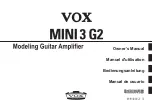 Preview for 1 page of Vox MINI 3 G2 Owner'S Manual