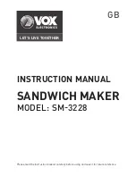 Vox SM-3228 Instruction Manual preview