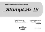 Vox StompLab IB Owner'S Manual предпросмотр