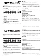 Предварительный просмотр 1 страницы Vox T-15 User Manual