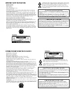 Предварительный просмотр 4 страницы Vox T-15 User Manual