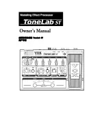 Preview for 1 page of Vox Tonelab ST Owner'S Manual