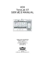 Vox Tonelab ST Service Manual preview