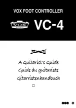 Preview for 1 page of Vox VC-4 User Manual