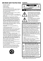 Предварительный просмотр 2 страницы Vox VTX150 neodymium Owner'S Manual