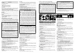 Предварительный просмотр 2 страницы Vox VX II Owner'S Manual