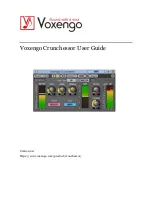 Voxengo Crunchessor User Manual preview