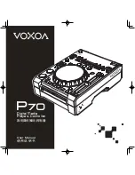 Voxoa P70 User Manual preview