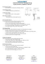 Preview for 3 page of VOXORT BIANCA 46461 Installation Instruction