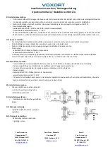 Preview for 2 page of VOXORT VENUS 238041C Installation Instruction