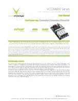 VoxPower VCCM600M Series User Manual preview