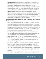 Preview for 19 page of Voxtec SQU.ID SQ.410 User Manual