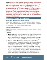 Preview for 20 page of Voxtec SQU.ID SQ.410 User Manual