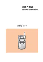 Voxtel GSM ST11 Service Manual предпросмотр