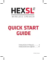 Voxx Accessories HEX SL2 Quick Start Up Manual preview