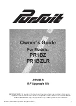 Voxx Electronics PurSuit PR1BZ Owner'S Manual preview