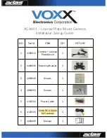 Preview for 1 page of Voxx ACA801 Setup Manual