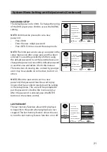 Предварительный просмотр 21 страницы Voxx Movies To Go HRD60701 Installation And Operation Manual