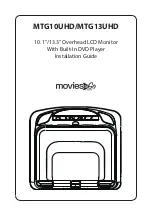 Voxx Movies2Go MTG10UHD Installation Manual preview