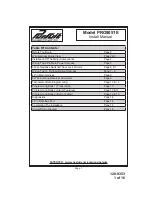 Preview for 1 page of Voxx Pursuit PRO9051E Install Manual