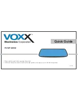 Voxx RVM740SM Quick Manual preview