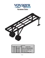 Voyager Dock Tandem Axle Manual preview