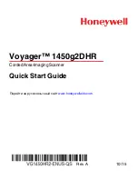 Preview for 1 page of Voyager 1450g2DHR Quick Start Manual