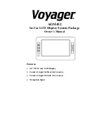 Предварительный просмотр 1 страницы Voyager AOM452 Owner'S Manual