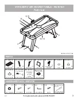 Preview for 3 page of Voyager NG1014H Assembly Instructions Manual