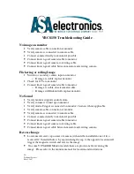 Voyager VBCS150 Troubleshooting Manual preview