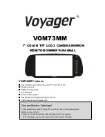 Voyager VOM73MM Owner'S Manual предпросмотр