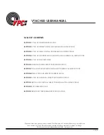 Предварительный просмотр 1 страницы VPC VTAC HSD User Manual