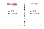 VPG BLH NOBEL PS1010T Operator'S Manual preview