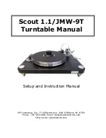 VPI Scout 1.1/JMW-9T Setup And Instruction Manual preview