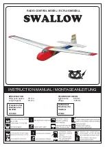 VQ Radio Control Model Swallow Instruction Manual preview