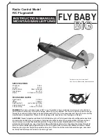 Preview for 1 page of VQ FLY BABY BIG Instruction Manual