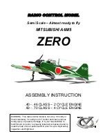 Предварительный просмотр 1 страницы VQ mitsubishi A6M5 ZERO Assembly Instruction Manual