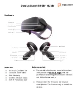 Preview for 2 page of VR Expert Oculus Quest 64 GB Quick Start Manual